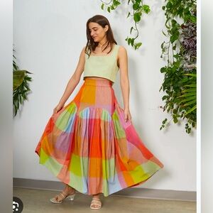Rujuta Sheth - Leila Skirt in Jupiter Chex